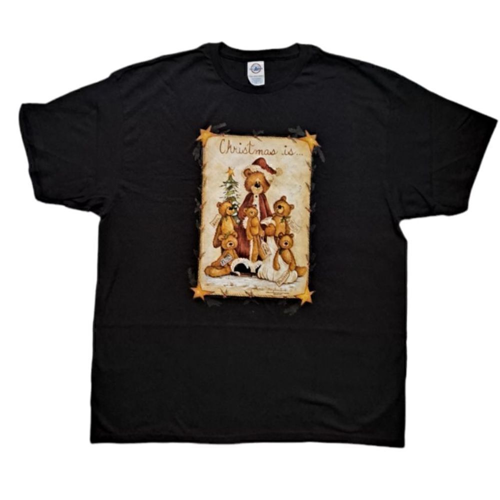 Delta Christmas Is Graphic Tee Black Brown XLarge